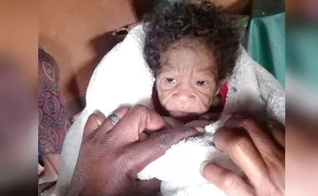 South Africa Woman Gives Birth to Child Who Looks Older Than Her - Sakshi