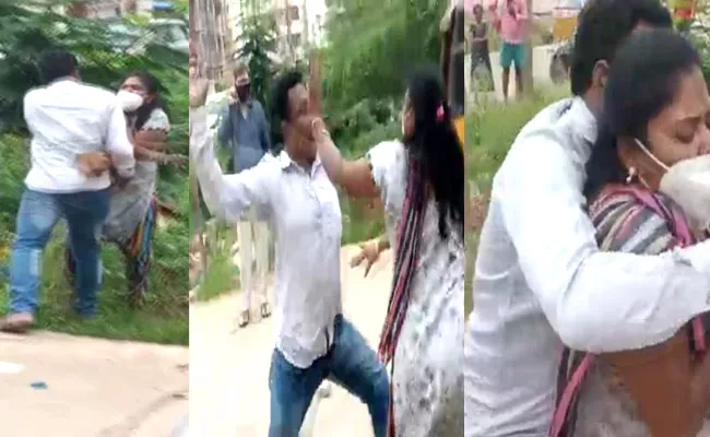 Nellore Doctor Extramarital Affair Street Fight Video Viral - Sakshi