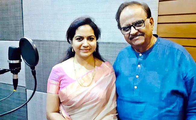 Singer Sunitha Shares Emotional Post About Sp Balasubrahmanyam - Sakshi