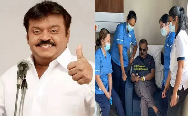 Dmdk Chief vijayakanth Shares A Photo Nd Says He Is Doing Fine - Sakshi