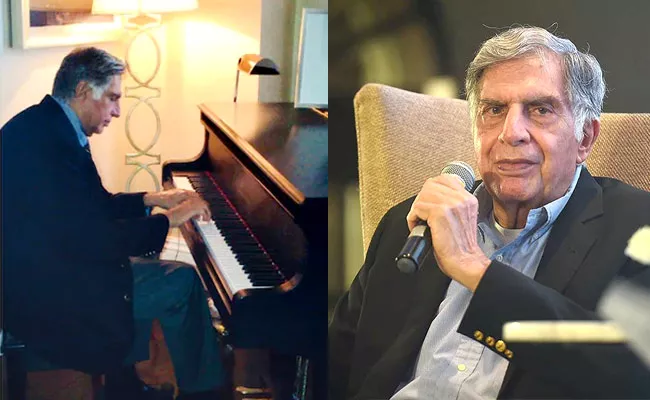 RatanTata love for the piano Adorable post Instagram viral - Sakshi