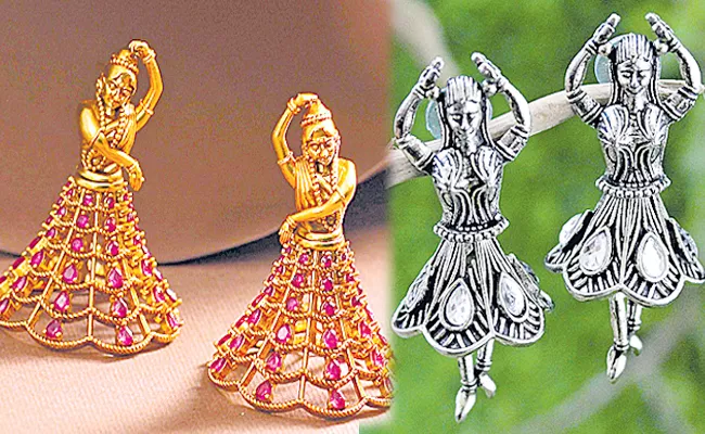 Fashion: Dancing Dolls Trendy Earrings Attracts Women - Sakshi