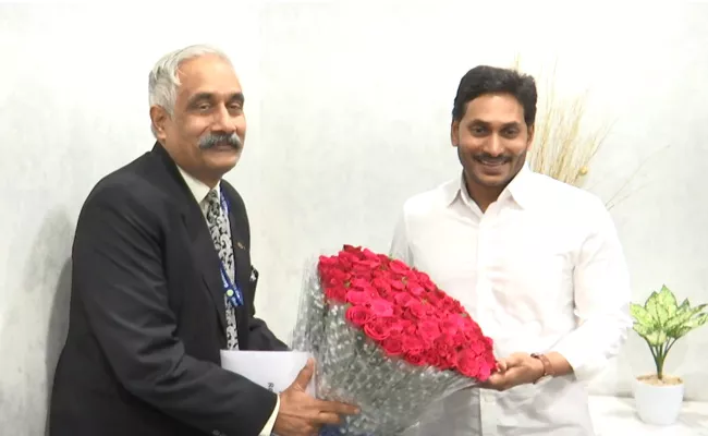 CS Sameer Sharma Meets CM YS Jagan at Tadepalli - Sakshi