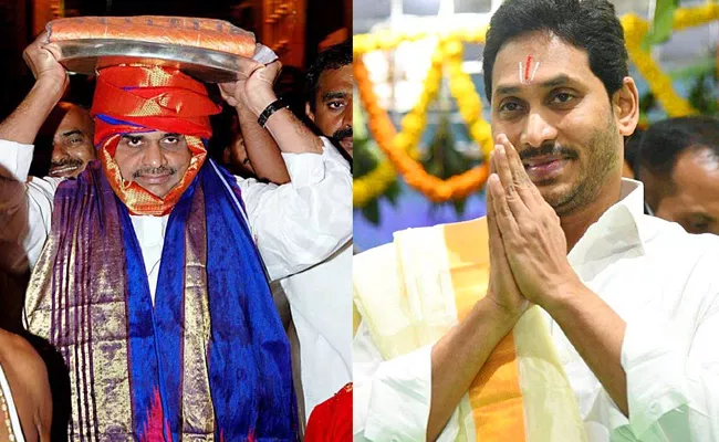 CM Jagan To Present Pattu Vastrams to Lord Venkateswara Today - Sakshi