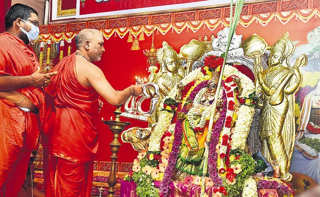 Durgamma As Lalitha Tripura Sudhari Devi Dussehra - Sakshi