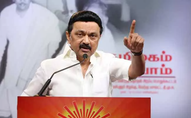 MK Stalin Comments On Media Over Govt Policies - Sakshi