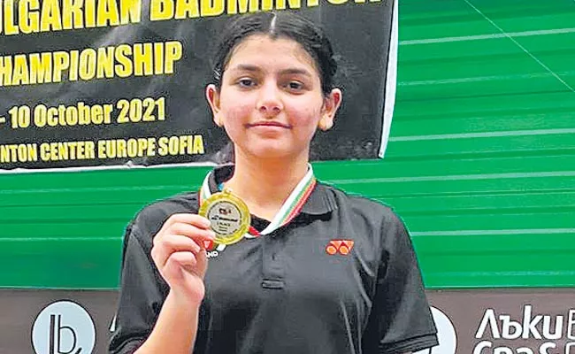 Bulgarian Open: Hyderabad Badminton Player Samiya Imad Wins Title - Sakshi