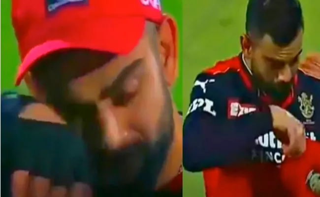 IPL 2021: RCB Captain Virat Kohli Cried After He Lost Against Kkr - Sakshi