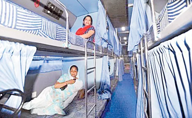 Will Soon TSRTC Plans To Start Sleeper Bus Services - Sakshi