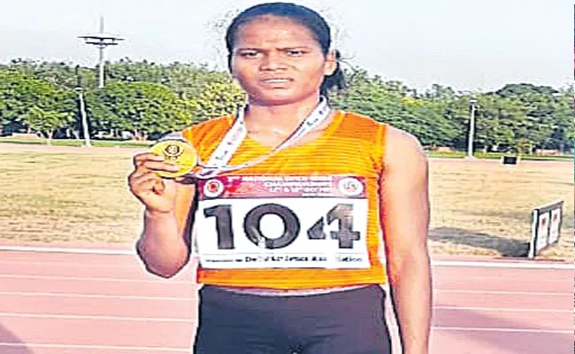 National Open 400m Championships Andhra Pradesh Kunja Rajitha Wins Gold - Sakshi