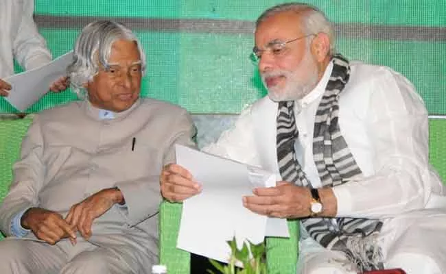 PM Modi Pays Tribute To APJ Abdul Over His Birth Anniversary - Sakshi