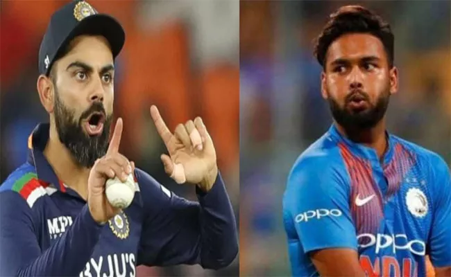 T20 World Cup 2021: Virat Kohli Rishabh Pant Banter Gone Viral - Sakshi