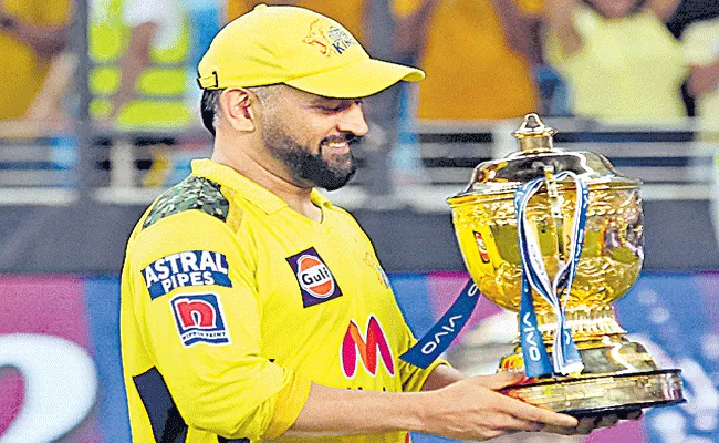 CSK Captain MS Dhoni Sheds Light on His IPL Future - Sakshi