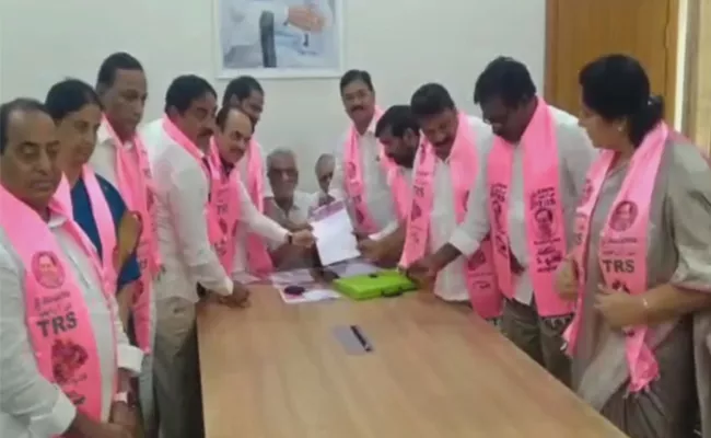 Nominations For The TRS President Post - Sakshi