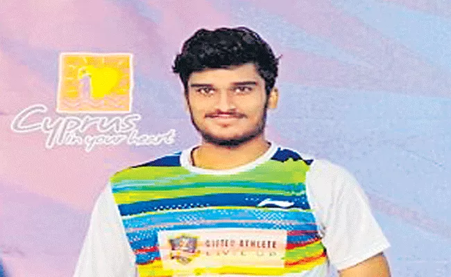 Tarun Reddy clinches runner-up trophy in Cyprus International Series - Sakshi