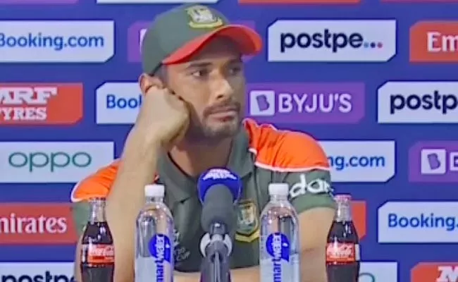 T20 WC: Scotland Supporters Interrupt Bangladesh Skipper Mahmudullah Press Conference - Sakshi