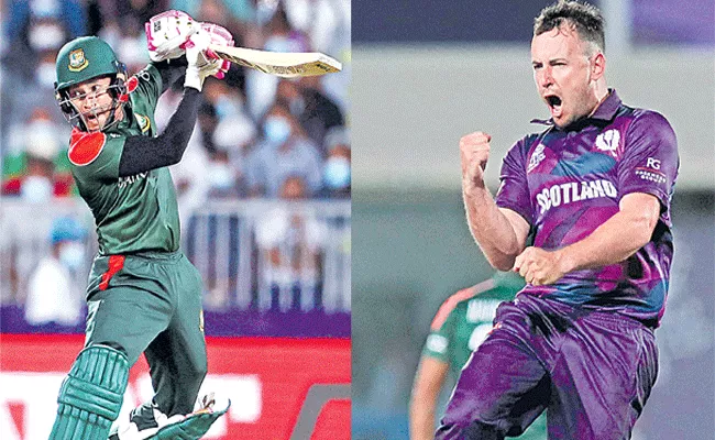 Scotland stun Bangladesh by 6 runs in T20 World Cup first round - Sakshi