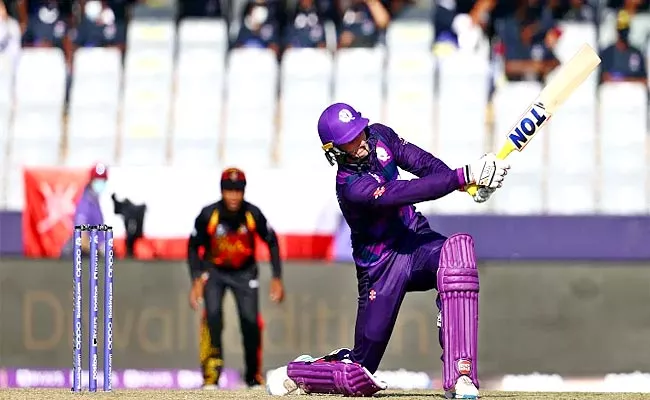 T20 World Cup 2021: Richie Berrington First Scotland Batsman Score Fifty - Sakshi