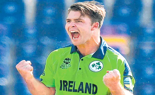 Curtis Campher Of Ireland Takes 4 Wickets In 4 Balls Against Netherlands In T20 World Cup - Sakshi