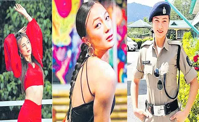 Eksha Hangma Subba is a Supermodel, Boxer, Biker and Police officer - Sakshi