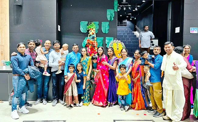 Dussehra And Bathukamma Celebrations In Finland - Sakshi