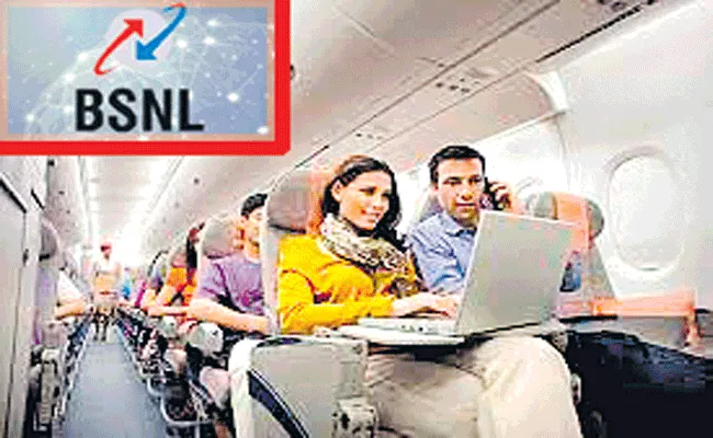 BSNL can now offer broadband in planes - Sakshi