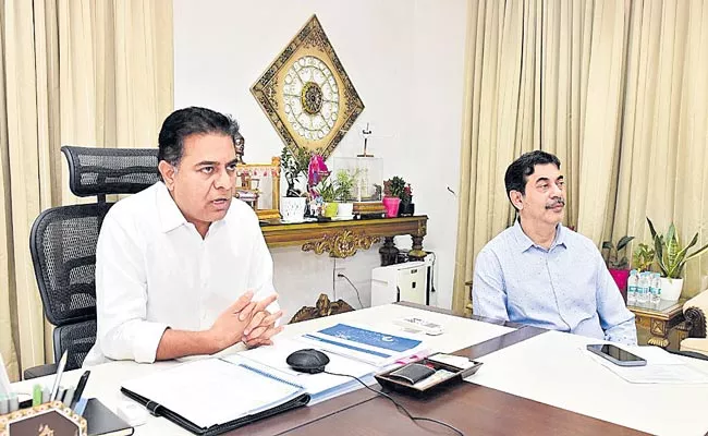 KTR Says Telangana Always Take Care Of Existing Investors - Sakshi