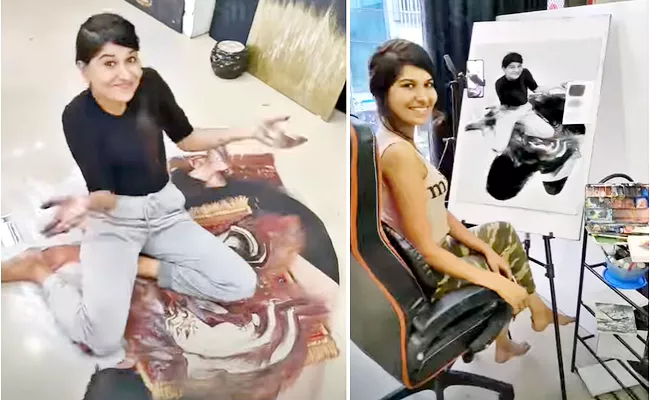 Artist Tripping Talent Makes Internet Go Crazy Watch This Fun Video - Sakshi