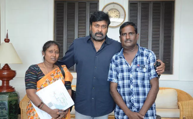 Chiranjeevi Helps Out Ailing Die Hard Fan Venkat - Sakshi