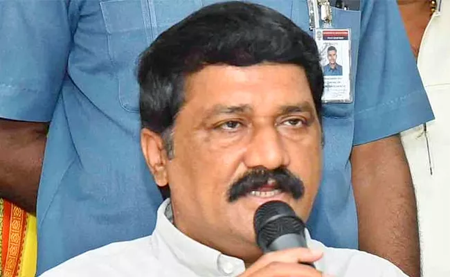 TDP Former Minister Ganta Srinivasa Rao Comments Viral Video - Sakshi