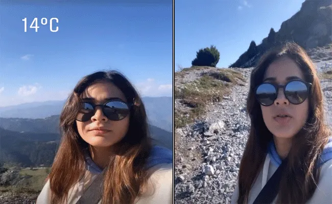 Lavanya Tripathi Climbes George Everest Video Goes Viral - Sakshi