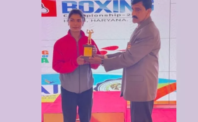 Nikhat Zareen Wins National Womens Boxing Championship Title - Sakshi