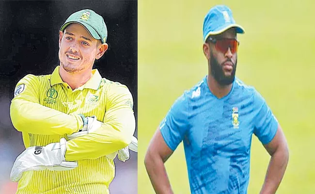 T20 World Cup 2021: Temba Bavuma On Quinton De Kock Refusal To Take Knee - Sakshi