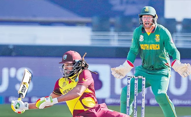 T20 World Cup 2021: South Africa Beat West Indies By 8 Wickets Big Loss For WI - Sakshi