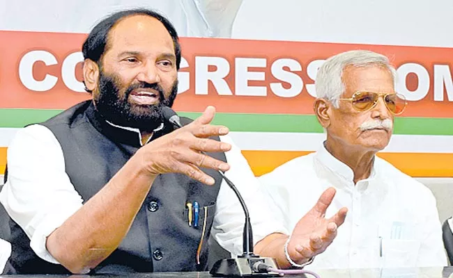 Telangana Govt Should Stop Threatening Farmers: Uttam Kumar Reddy - Sakshi