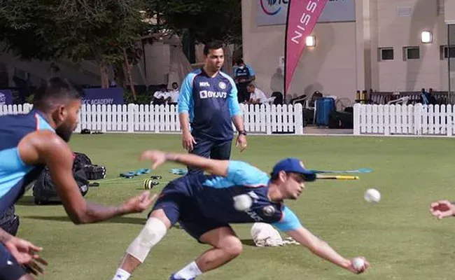 T20 World Cup2021: India Gear Up For New Zealand Challenge With Fun Drill See Pics - Sakshi