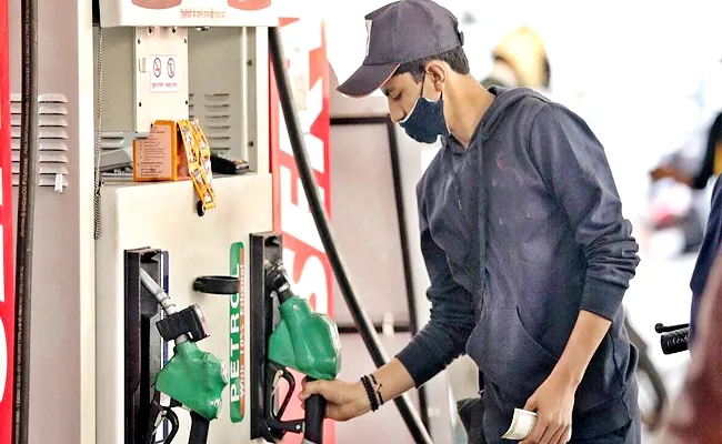 Petrol, Diesel Prices Hiked Again - Sakshi