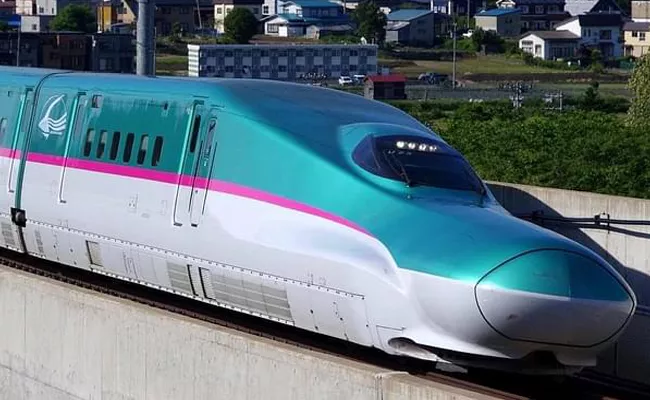 First Segment For India Bullet Train Corridor Casted At Gujarat - Sakshi