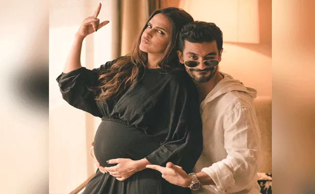 Neha Dhupia, Angad Bedi Welcome Baby Boy, Neha, Baby Are Well - Sakshi