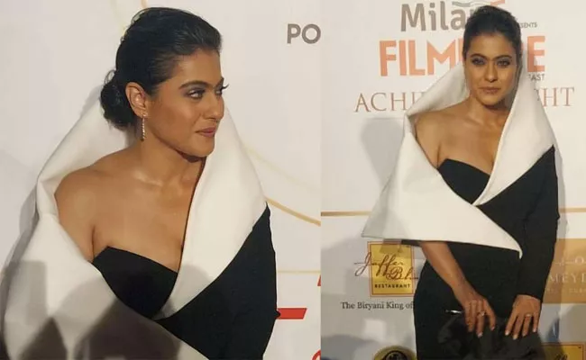 Kajol Brutally Trolled by Netizens For Her Dressing in A Award Function - Sakshi