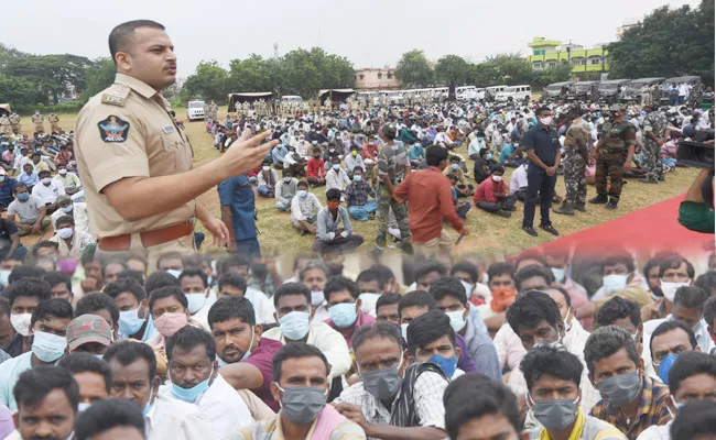 Krishna District SP Siddharth Kaushal Mega Counselling At Vijayawada - Sakshi