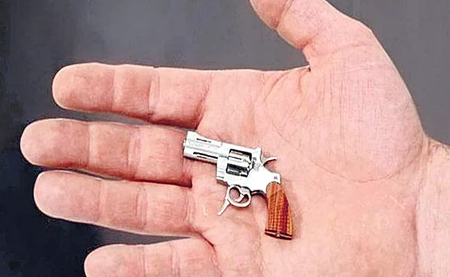 Swiss Mini Gun Is Worlds Smallest Revolver Weighs Around 20 Grams - Sakshi