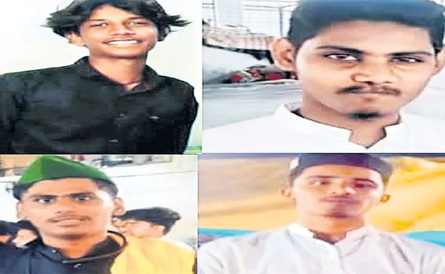 Four Youngsters From Hyderabad Drowned In tank In Bidar, Karnataka - Sakshi