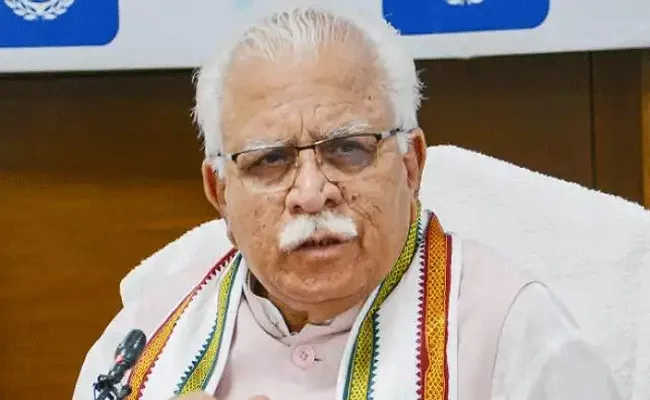 Khattar talks about tit for tat during BJP Kisan Morcha meet - Sakshi