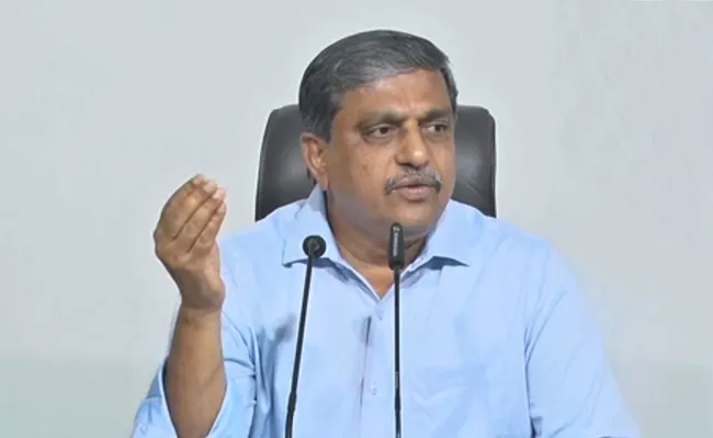 Sajjala Ramakrishna Reddy Fires On Chandrababu Naidu - Sakshi