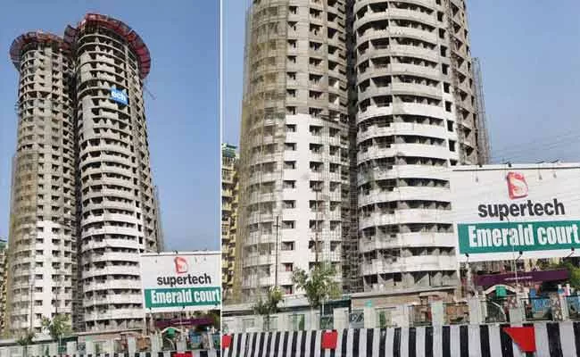 SC refuses to modify its order on Demolition of Supertech twin towers - Sakshi