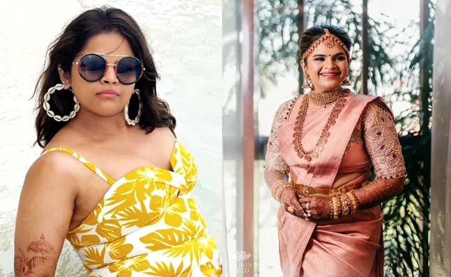 Vidyullekha Raman Gets Questions About Divorce for Wearing Swimsuit - Sakshi