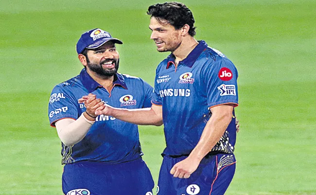 Mumbai Indians won by Rajasthan Royals IPL 2021 - Sakshi