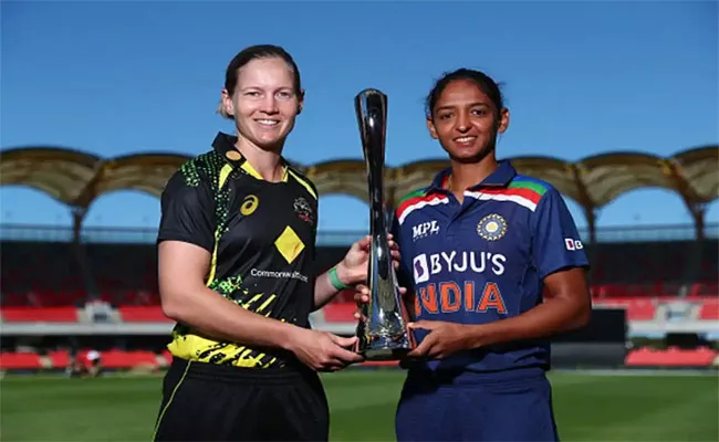 India Women vs Australia Women 1st T20I Match: Abandoned Due to Rain - Sakshi