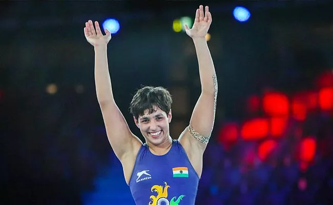 World Wrestling Championship: Anshu Malik First Indian Woman Win Silver - Sakshi